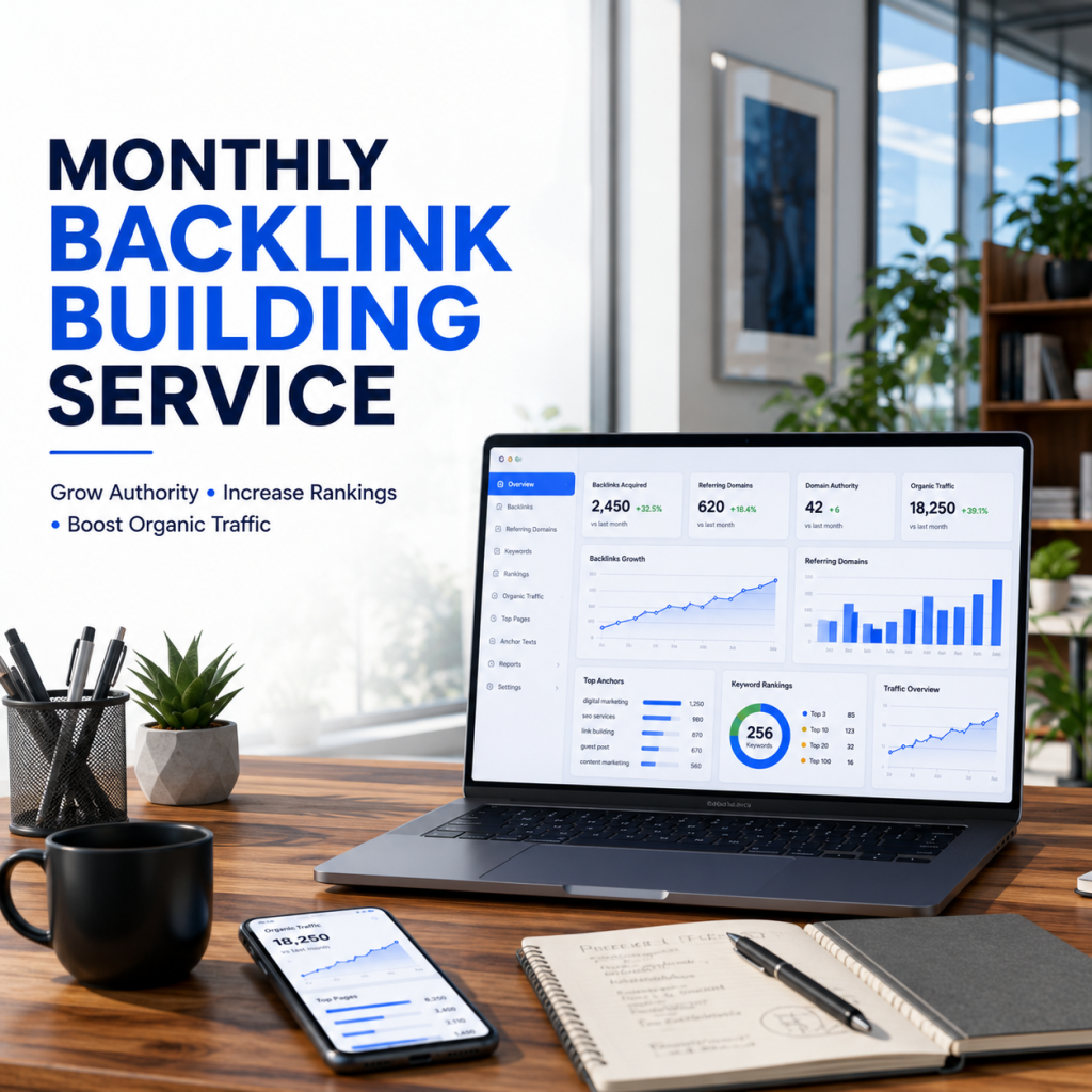Monthly Backlink Building Services | Boost Rankings Naturally